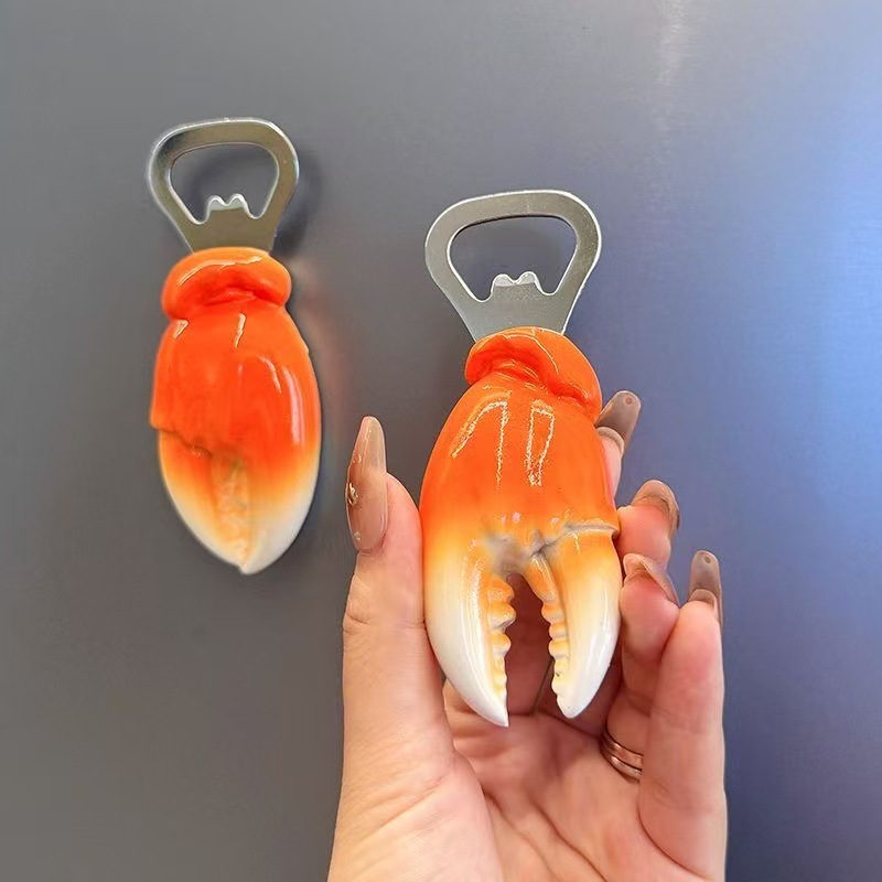Home Bar And Fridge - Crab Claw Magnet Beer Bottle Opener