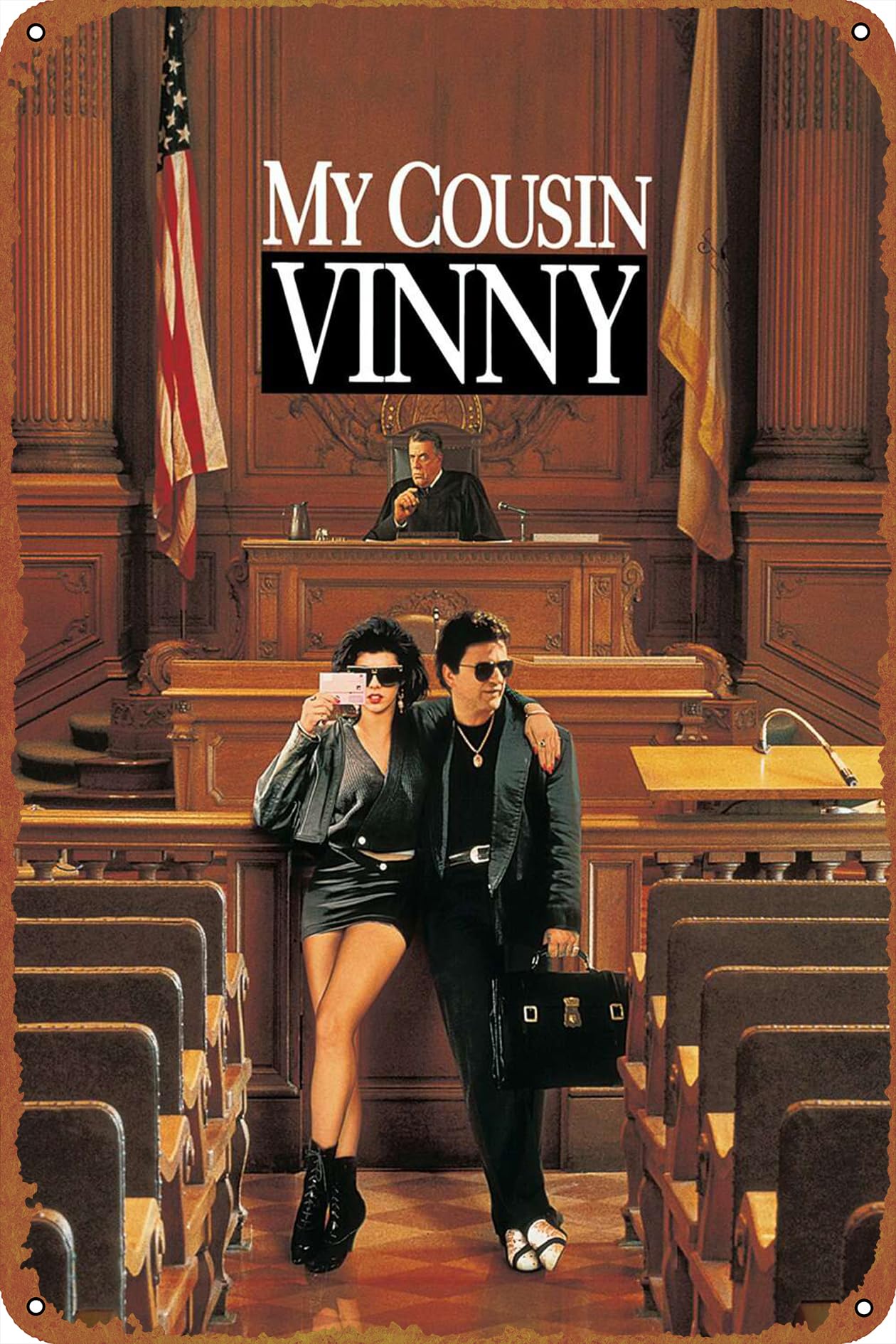 Home Bar And Restaurant - My Cousin Vinny Movie Poster Tin