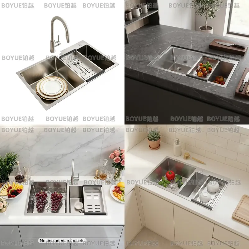 78cm Double Bowl Stainless Ste - огляд і ціна Home Bar Sink