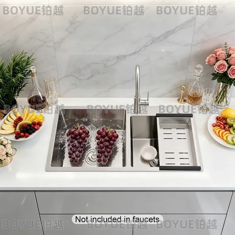 78cm Double Bowl Stainless Ste - огляд і ціна Home Bar Sink