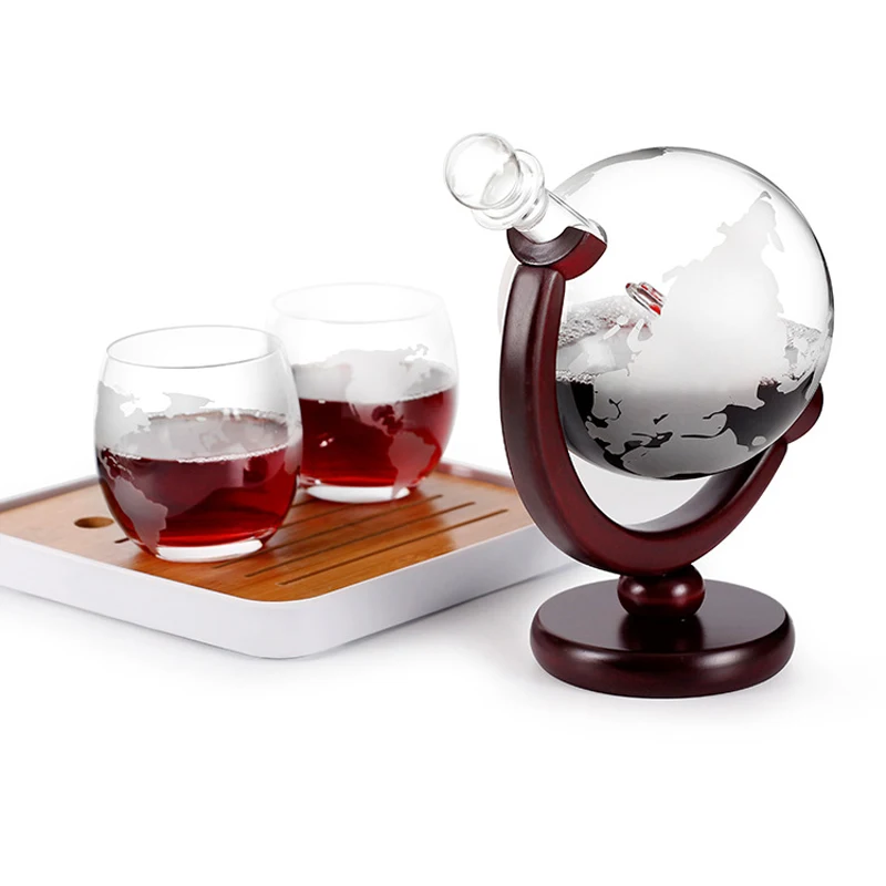 Whiskey Decanter Globe Wine Gl - огляд і ціна Decanter Globe Set