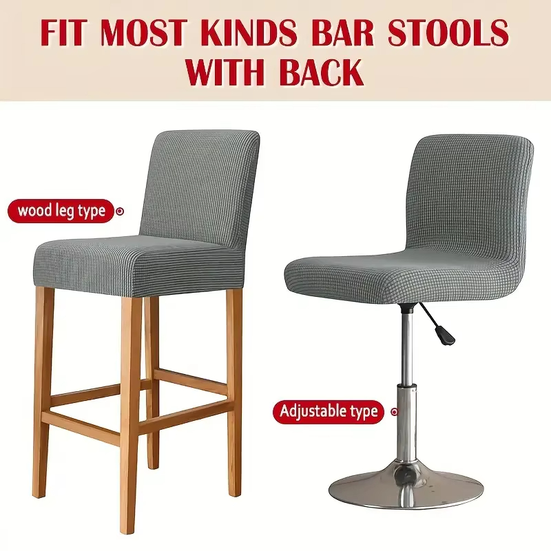 Jacquard Bar Stool Chair Cover - огляд і ціна Home Bar Seating