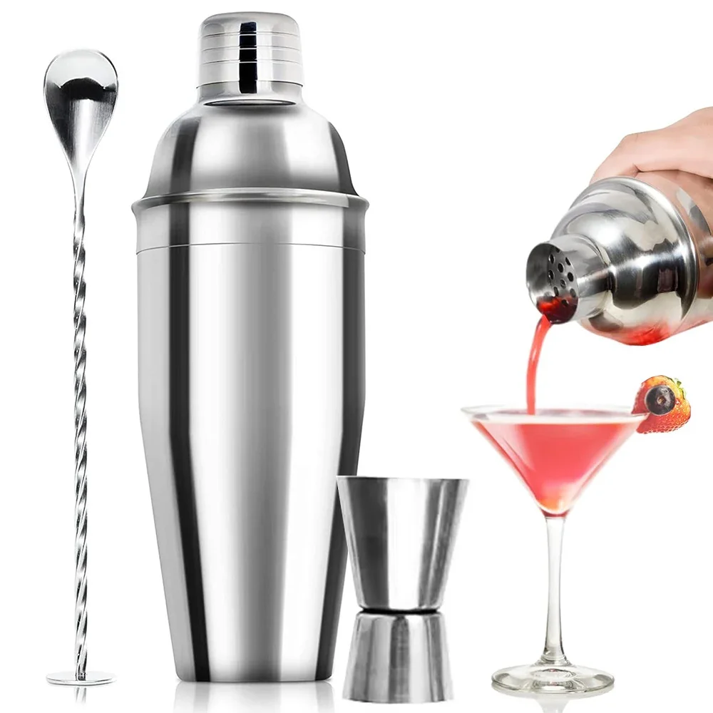 3/6pcs Cocktail Shaker Stainle - огляд і ціна Boston Shaker Set