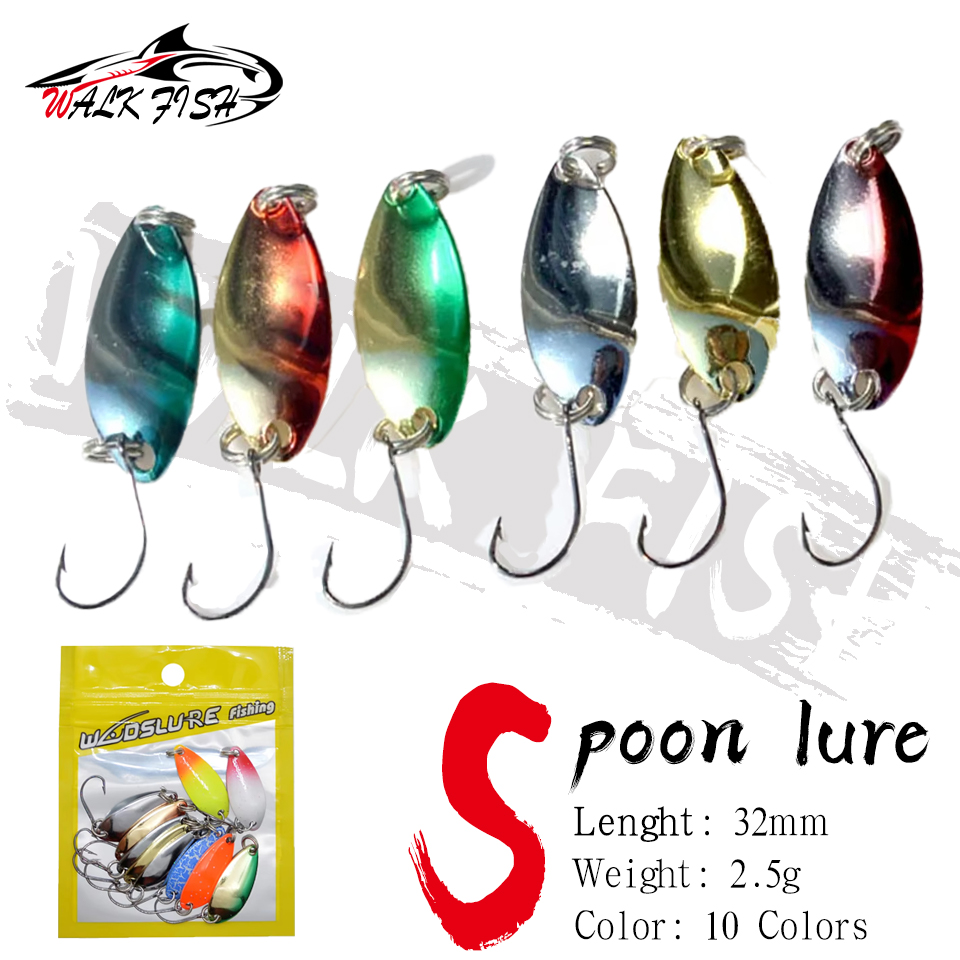 WALK FISH 10Pcs/6Pcs 2.5g 32mm - огляд і ціна Ice Pick Pick