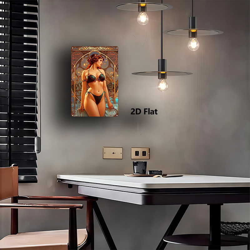 2D Flat Metal Sign, Retro Art  - огляд і ціна Home Bar And Kitchen