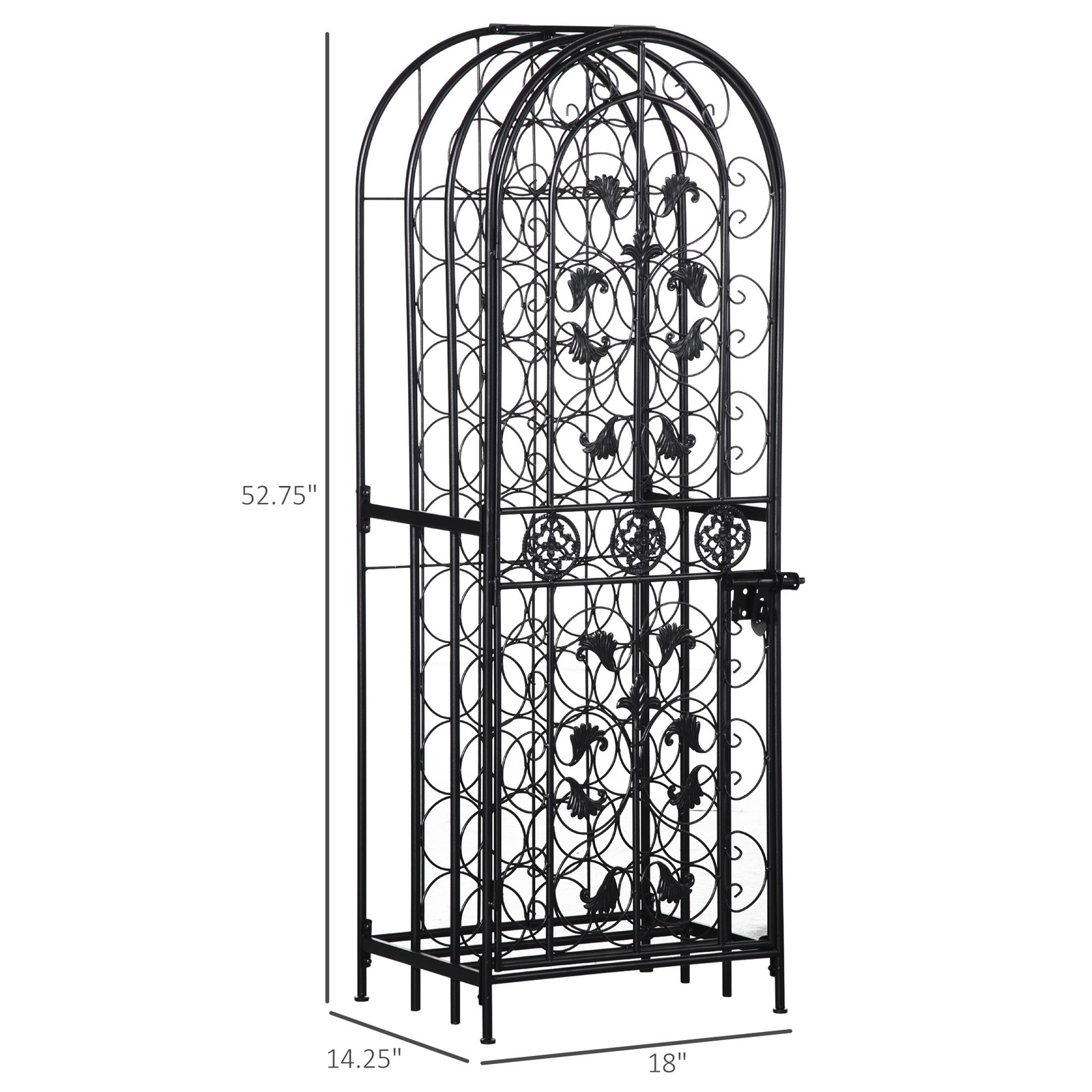 Free Standing Wine Rack 45 Bot - огляд і ціна Home Bar And Cabinet