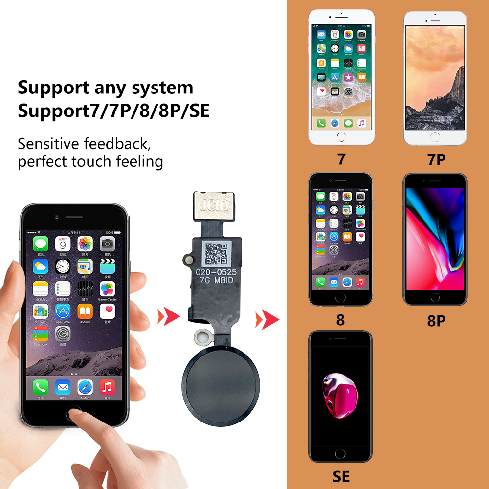 JC 6th 3D Home Button Flex For - огляд і ціна Home Bar Iphone