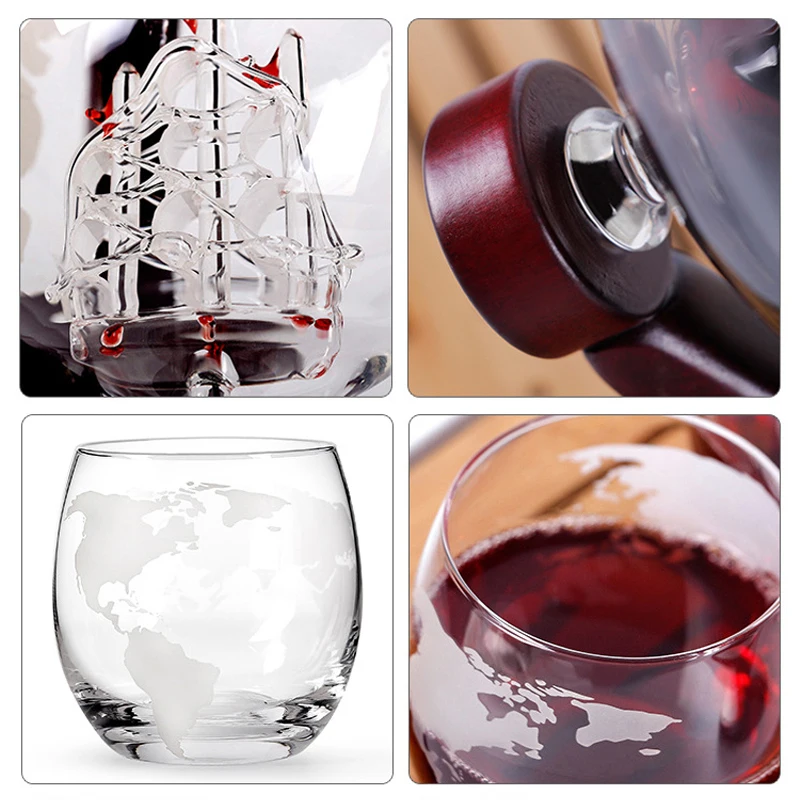 Whiskey Glass Set Crystal Glob - огляд і ціна Decanter Globe Set