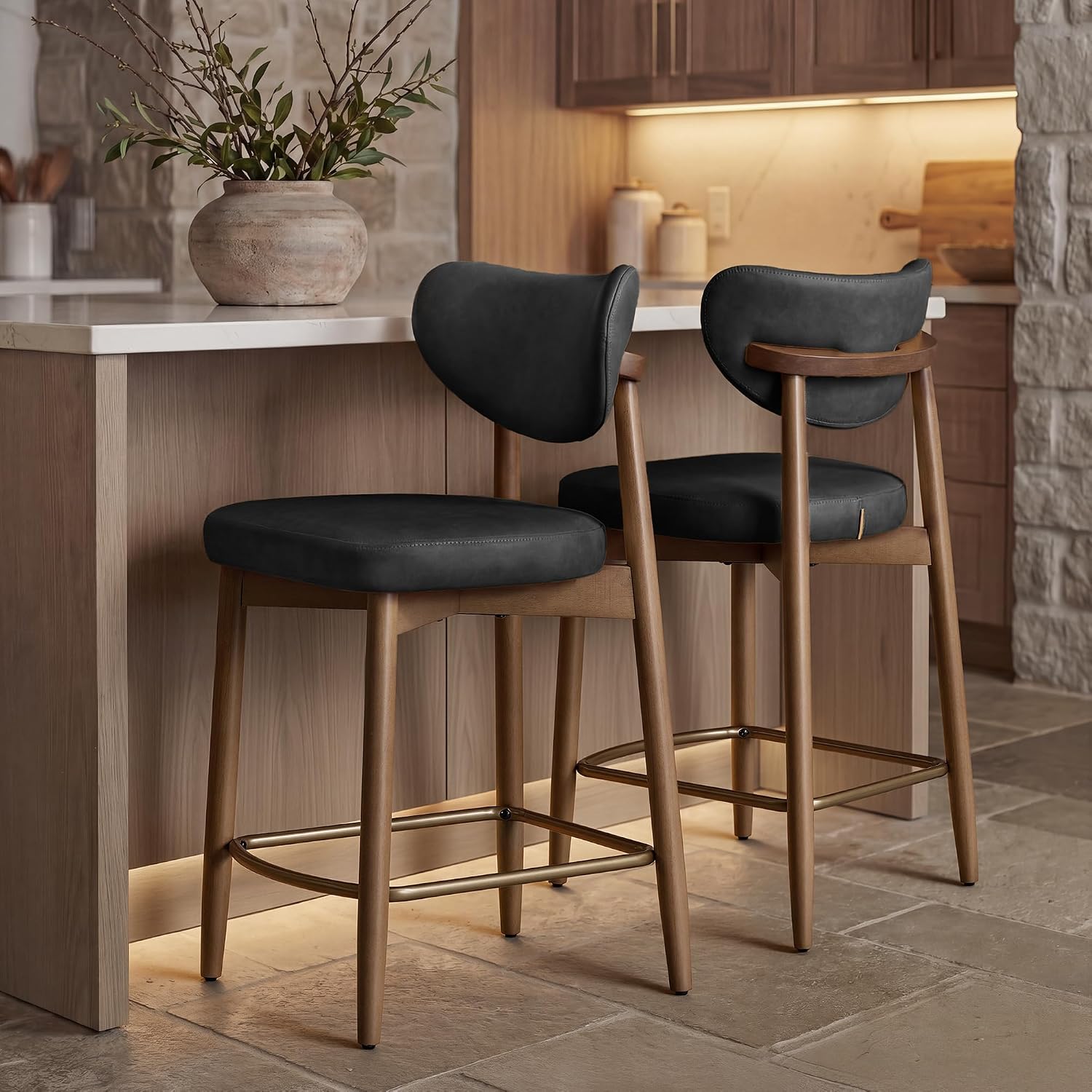 Mid Century Modern Wooden Bar  - огляд і ціна Home Bar Seating