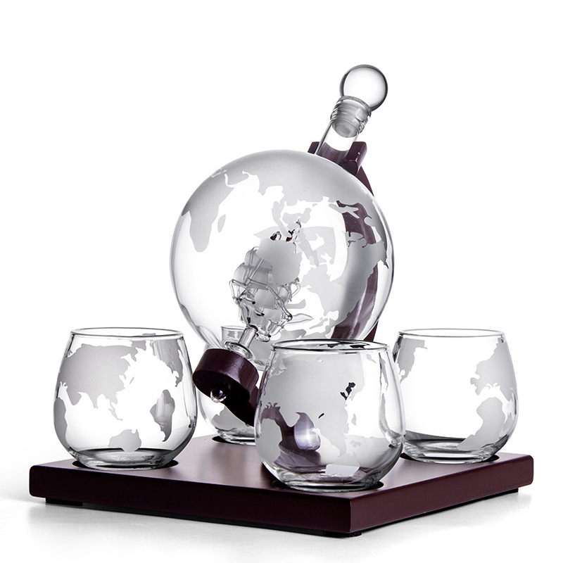Globe Decanter Creative Glass  - огляд і ціна Decanter Globe Set