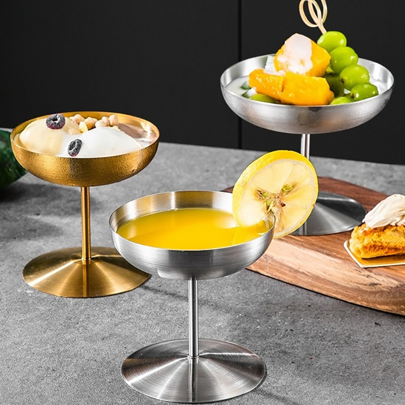 Stainless Steel Ice Cream Cup  - огляд і ціна Home Bar Supplies