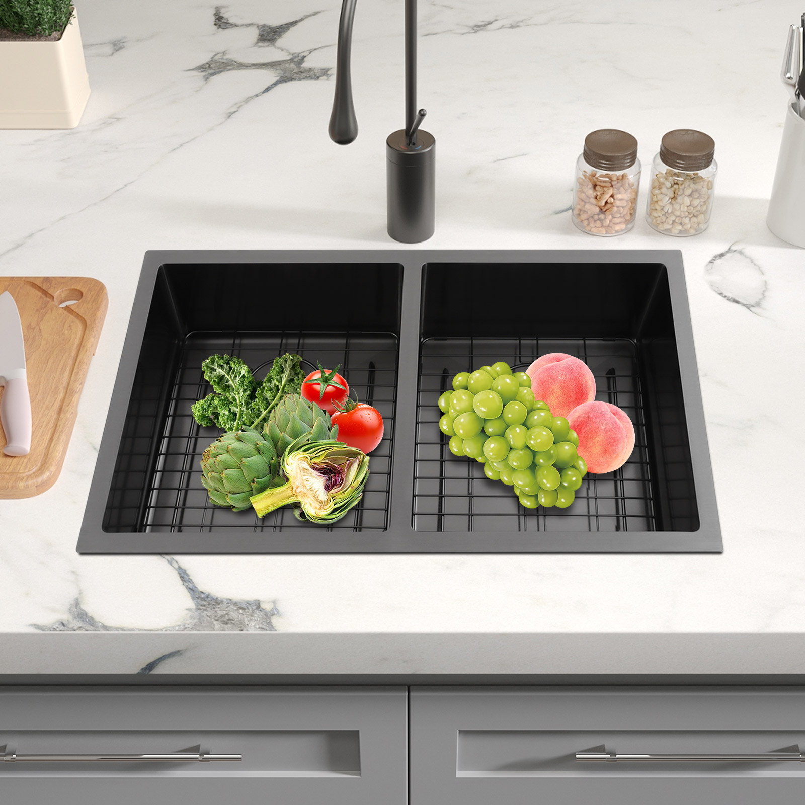 Double Bowl Sink Kitchen Sink  - огляд і ціна Home Bar Sink