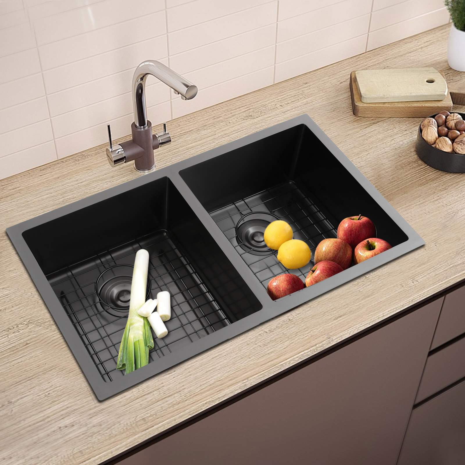 Double Bowl Sink Kitchen Sink  - огляд і ціна Home Bar Sink