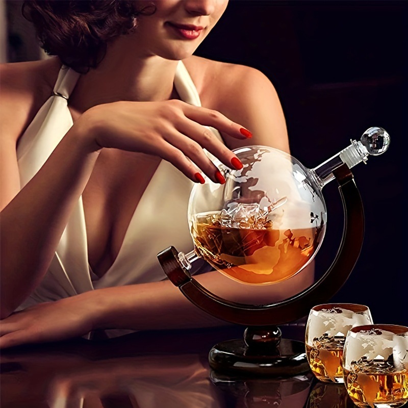 850ml Whiskey Globe Decanter S - огляд і ціна Decanter Globe Set