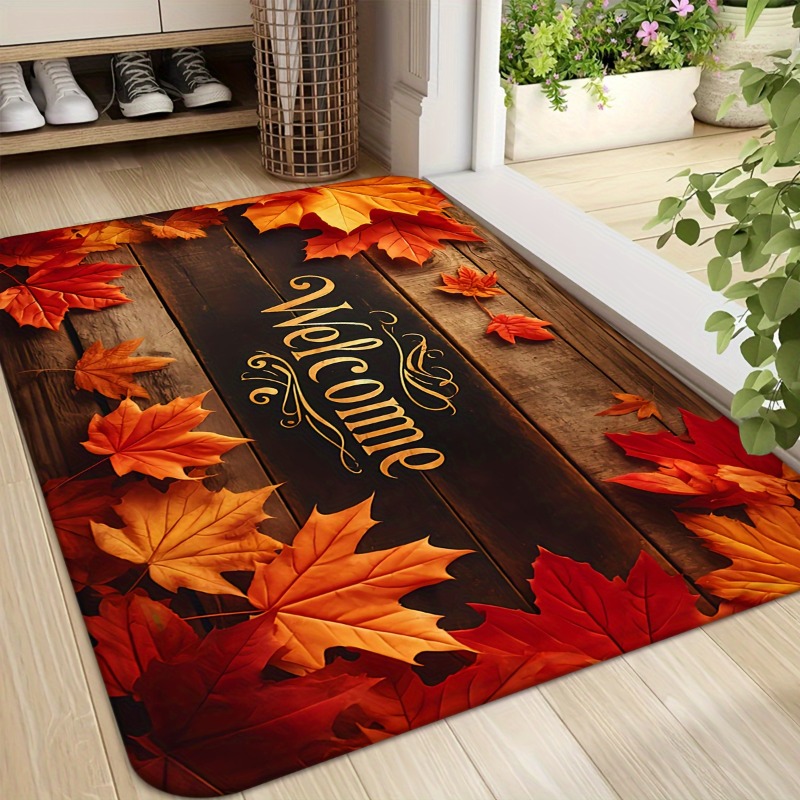 Autumn Maple Leaf Welcome Door - огляд і ціна Home Bar Sink