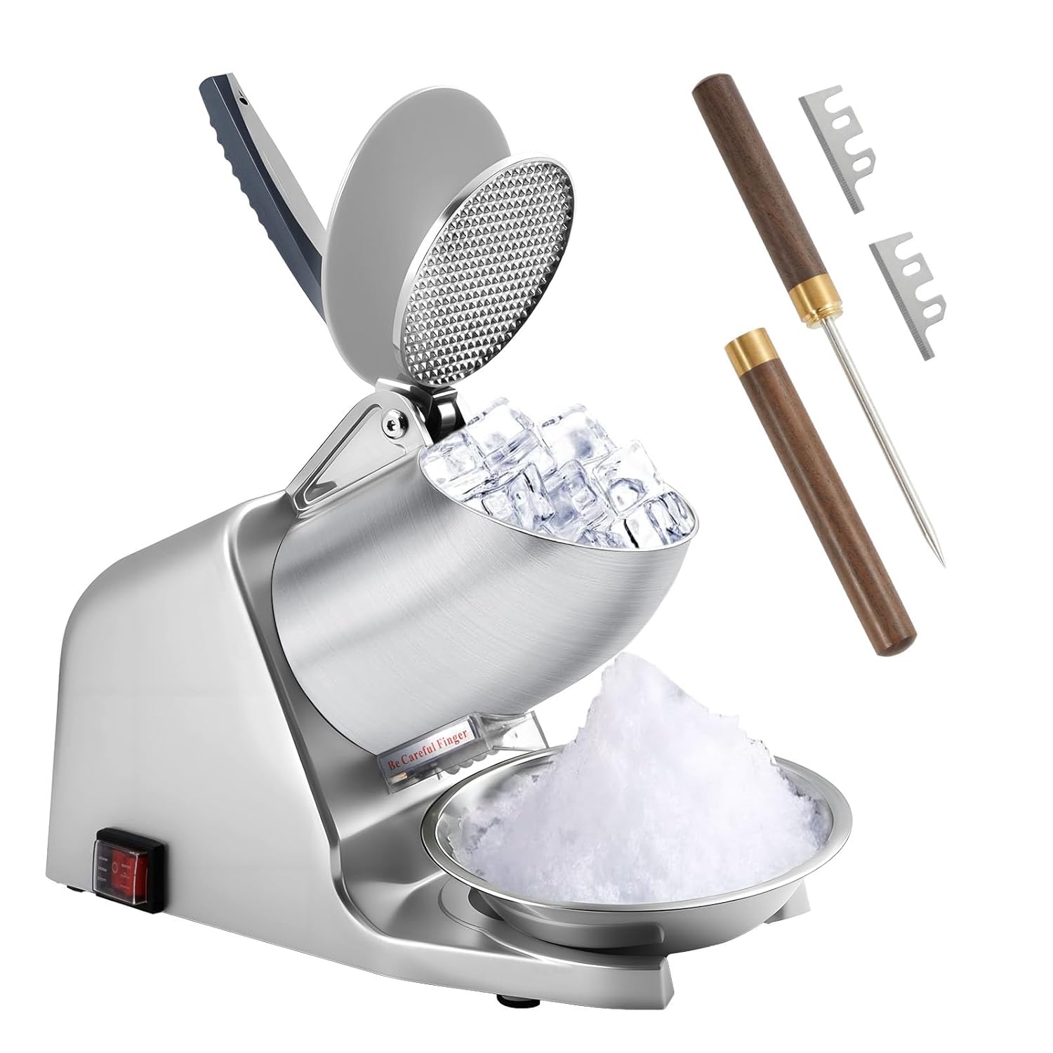 186lbs/h Dual Blade Ice Shaver - огляд і ціна Ice Pick Pick