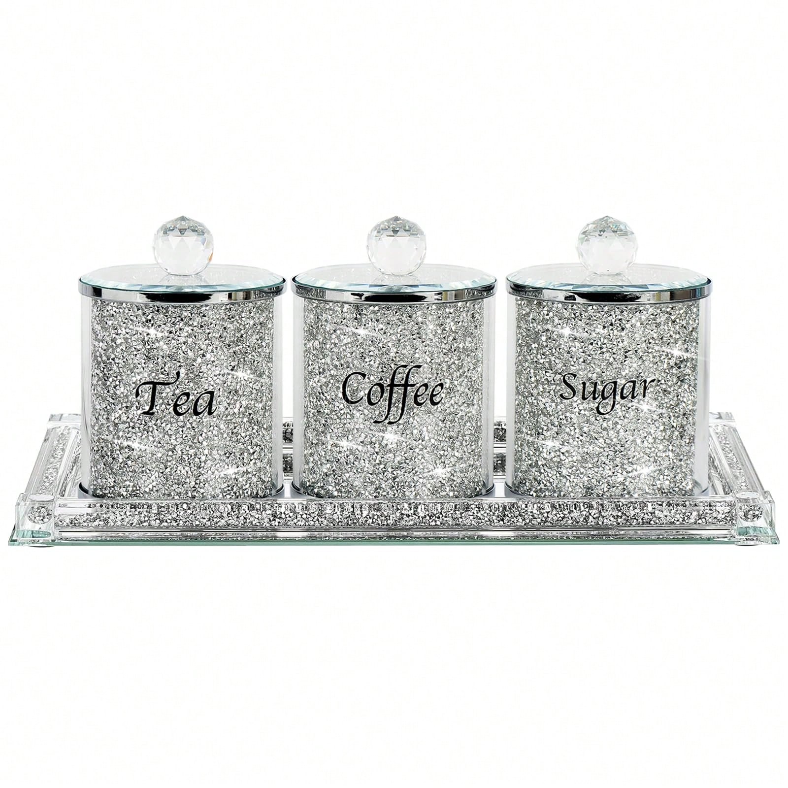 Coffee Sugar Tea Canister Set  - огляд і ціна Home Bar Set