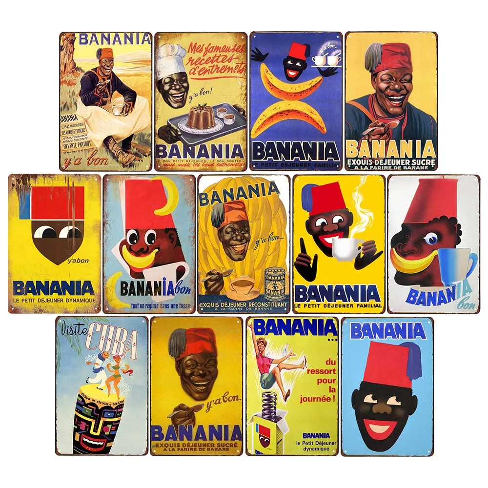 FOOD Metal Wall Art Signs BANA - огляд і ціна Home Bar Cafe