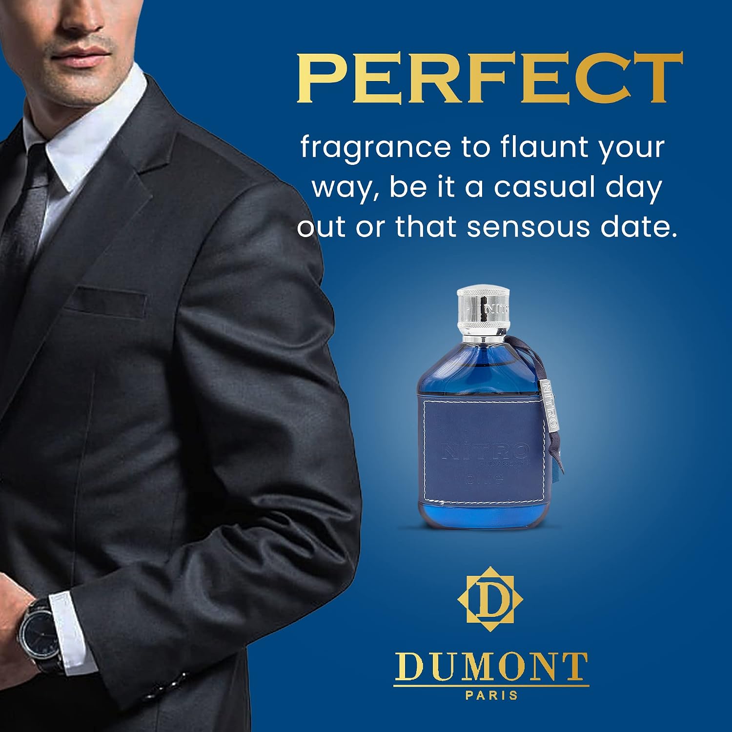 Nitro Blue Dumont Men EDP Perf - огляд і ціна Home Bar Accessories