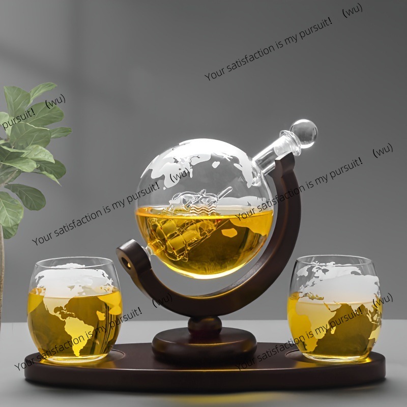 Whiskey Decanter Globe Set wit - огляд і ціна Decanter Globe Set