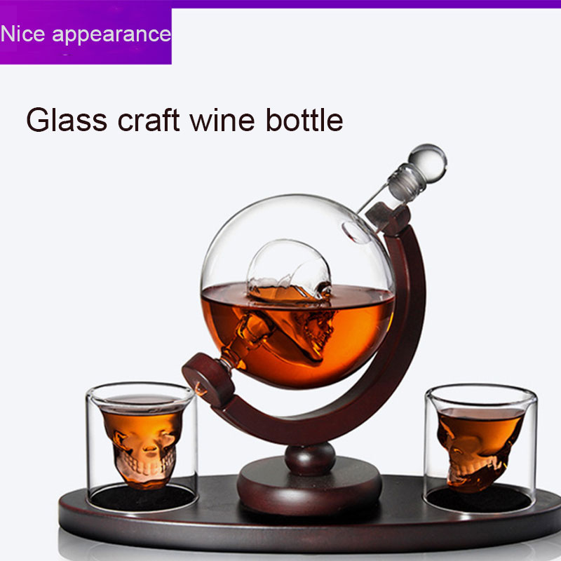 Skull Globe Whiskey Decanter S - огляд і ціна Decanter Globe Set