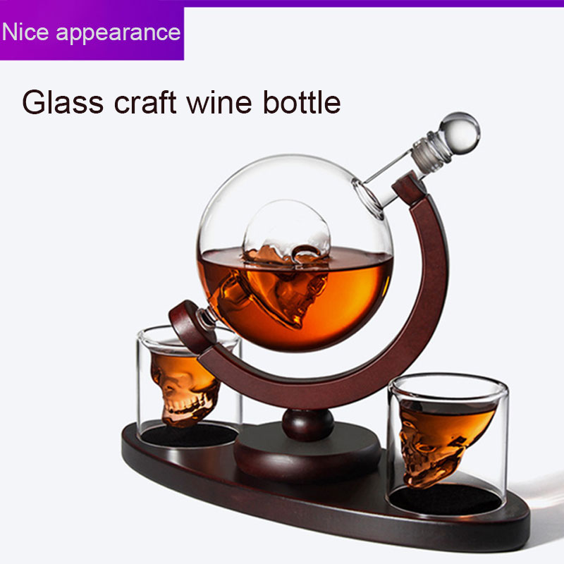 Skull Globe Whiskey Decanter S - огляд і ціна Decanter Globe Set