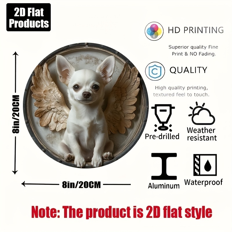 2D Flat, 1pc, Chihuahua Theme, - огляд і ціна Home Bar And Kitchen