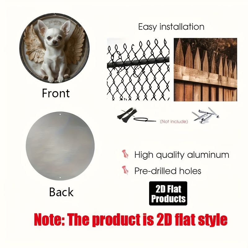 2D Flat, 1pc, Chihuahua Theme, - огляд і ціна Home Bar And Kitchen